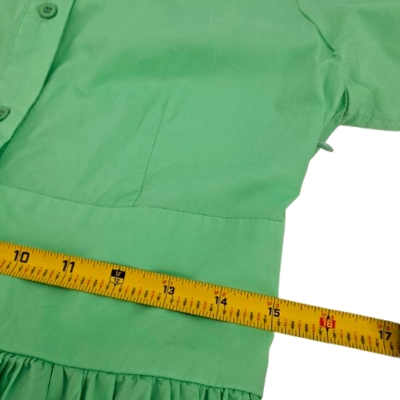 Anonyme Designers Mint Green Cotton Maxi Dress - Picture 5 of 10